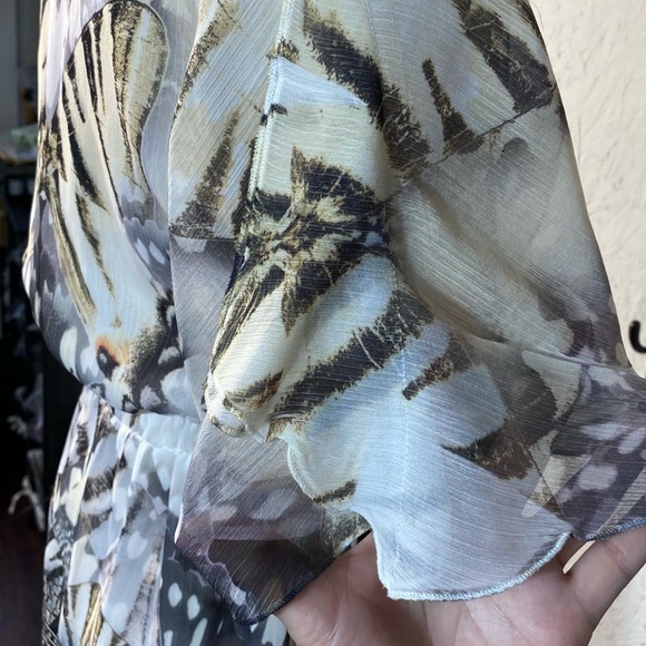 STYLE & CO MACY'S NWOT tunic top lattice neckline batkik asymmetrical crochet - Picture 5 of 5